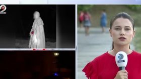 VIDEO Patru tineri din Galați au fost amendați pentru joaca de-a fantomele. Tinerii au blocat șoseaua cu mai multe crengi